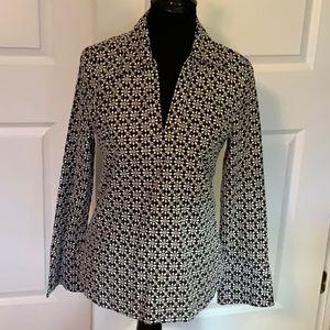 Black & White Blouse